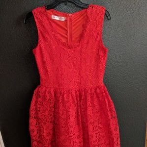 Knee length petticoat dress